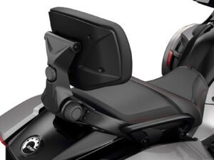 Adjustable passenger backrest