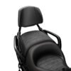 Detachable passenger backrest